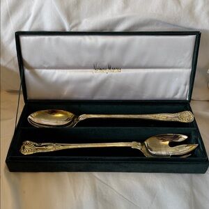 Neiman Marcus Gold and Silver Utensil Set
